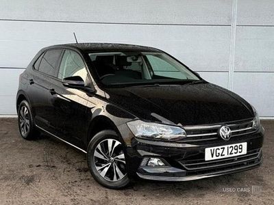 Used VW Polo Match 95 HP (69 kW) 2021 Black Hatchback