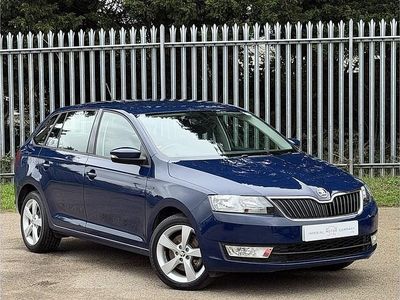 Used Skoda Rapid SE 110 HP (80 kW) 2016 Blue Hatchback