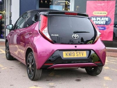 Used Toyota Aygo X-cite 72 HP (52 kW) 2019 Purple Hatchback