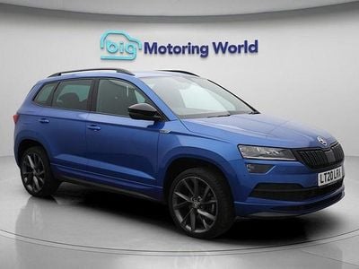 Used Skoda Karoq SportLine 150 HP (110 kW) 2020 Blue SUV