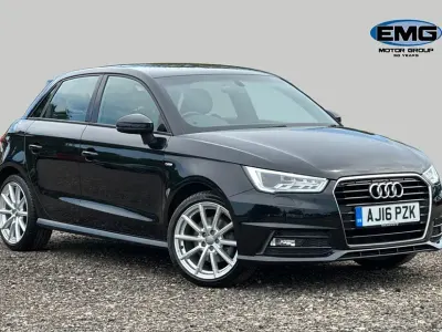 Used Audi A1 Sportback S-Line 125 HP (91 kW) 2016 Black Hatchback