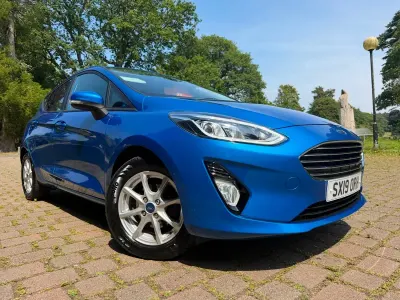 Used Ford Fiesta Zetec 2019 Blue Hatchback