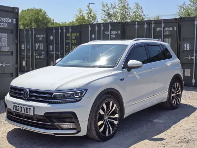 Used VW Tiguan R-line 150 HP (110 kW) 2020 White SUV