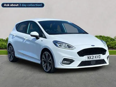 Used Ford Fiesta ST-Line X 125 HP (91 kW) 2021 White Hatchback