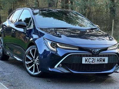 Used Toyota Corolla 122 HP (89 kW) 2021 Blue/black Hatchback