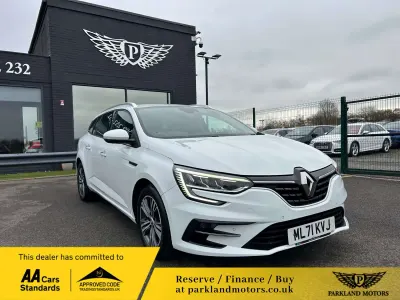 Używany Renault Mégane GrandTour Iconic 2021 Biały Kombi