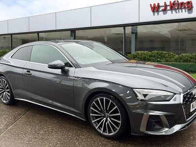 Used Audi A5 S-Line 190 HP (139 kW) 2020 Grey Coupe