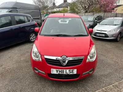 Used Vauxhall Agila S 65 HP (47 kW) 2011 Red MPV