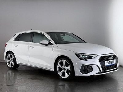 Used Audi A3 Sportback S-Line 2022 White Hatchback