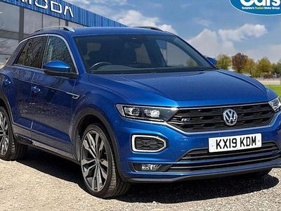Usado VW T-Roc R-line 150 HP (110 kW) 2019 Azul SUV