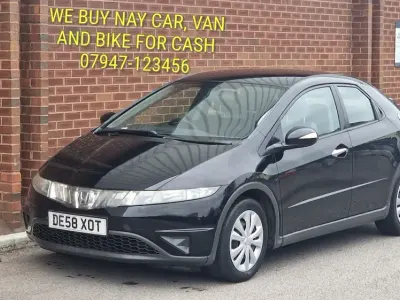 Used Honda Civic SE 80 HP (58 kW) 2009 Black Hatchback