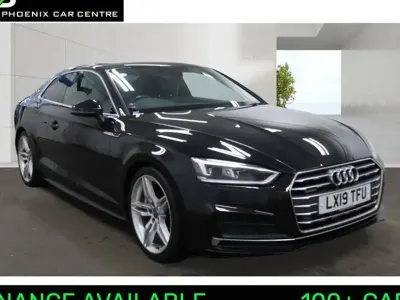 Used Audi A5 S-Line 252 HP (185 kW) 2019 Mythos black metallic Coupe