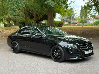 Used Mercedes E220 AMG line 2020 Black Sedan