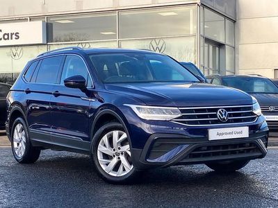 Blue Used 2022 VW Tiguan Allspace Life SUV | £19,995 (Fair price)