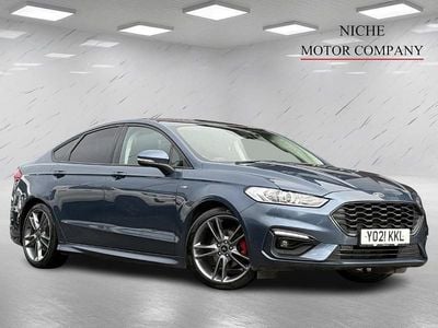 Blue Used 2021 Ford Mondeo ST-Line Sedan | £11,290 (Fair price)