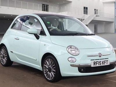 Used Fiat 500 Lounge 69 HP (50 kW) 2015 Green Hatchback