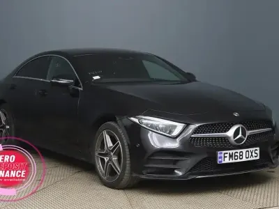 Used Mercedes CLS350 AMG line 286 HP (210 kW) 2018 Black Coupe