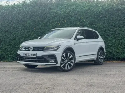 Used VW Tiguan R-line 150 HP (110 kW) 2019 White SUV