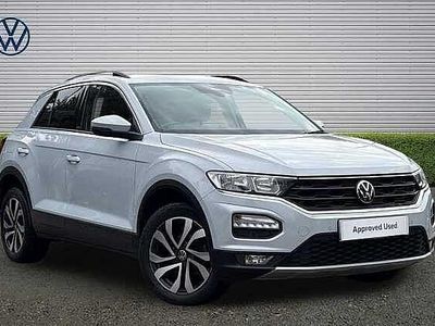 Used VW T-Roc Active 110 HP (80 kW) 2022 White silver SUV