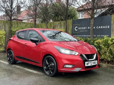 Used Nissan Micra 92 HP (67 kW) 2022 Red Hatchback
