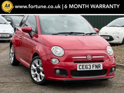 Used Fiat 500 S 85 HP (62 kW) 2013 Red Hatchback