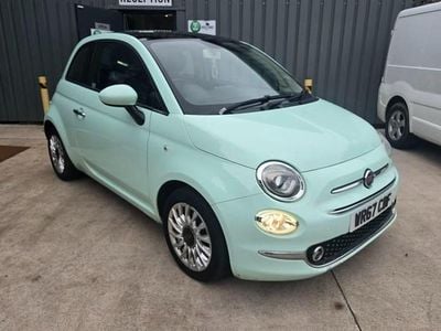 Used Fiat 500 Lounge 69 HP (50 kW) 2017 Green Hatchback