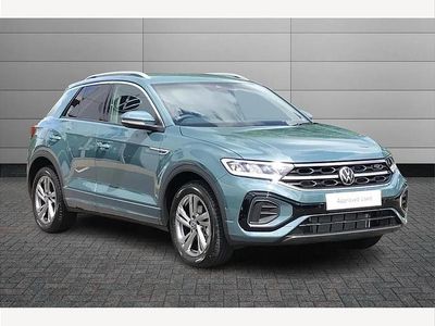 Petrol blue Used 2025 VW T-Roc R-line SUV | £28,195 (Expensive)