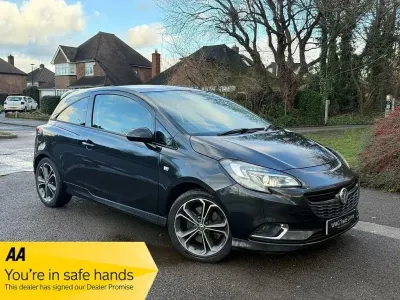 Used Vauxhall Corsa Edition 150 HP (110 kW) 2015 Black Hatchback