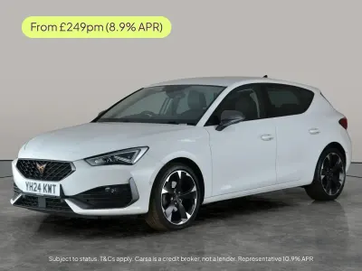 Used Cupra Leon 150 HP (110 kW) 2024 White Hatchback