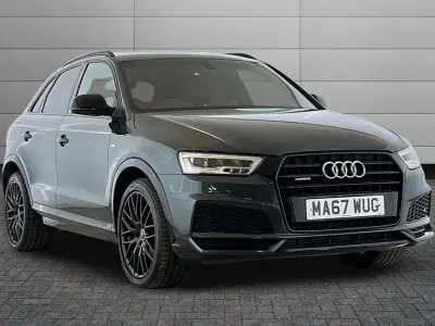 Used Audi Q3 Black Edition 180 HP (132 kW) 2017 Green SUV