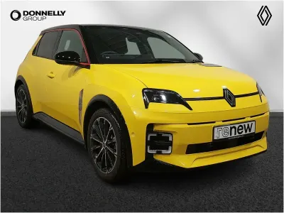 New Renault R5 Iconic 110 kW (150 HP) 2026 Pop yellow with bla  Hatchback