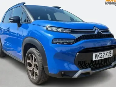 Begagnad Citroën C3 Aircross PureTech 2022 Blå SUV