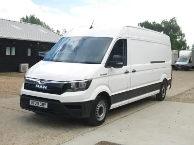 Used MAN TGE 140 HP (102 kW) 2020 White Van