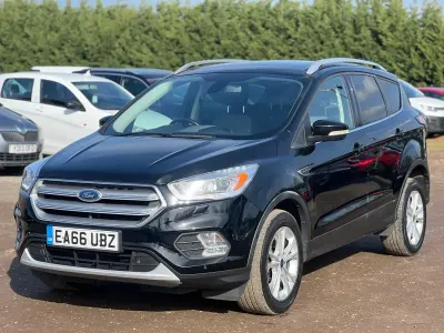 Used Ford Kuga Titanium 150 HP (110 kW) 2016 Black SUV