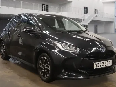 Used Toyota Yaris Hybrid Design 2022 Black Hatchback