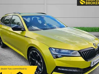 Used Skoda Superb SportlinePlus 190 HP (139 kW) 2019 Green Estate