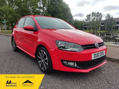 Used VW Polo Match 75 HP (55 kW) 2012 Red Hatchback