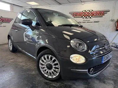 Used Fiat 500 Lounge 69 HP (50 kW) 2018 Grey Hatchback