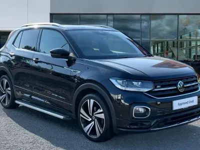 Used VW T-Cross R-line 150 HP (110 kW) 2021 Deep black pearl SUV