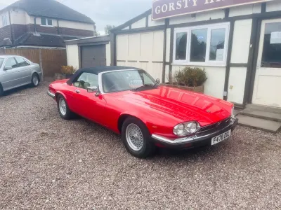 Used Jaguar XJS 284 HP (208 kW) 1989 Red Cabriolet
