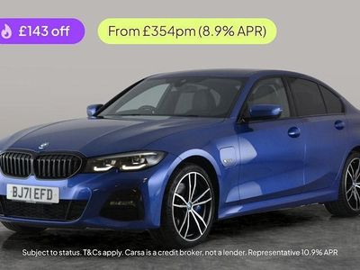 Blue Used 2021 BMW 330e M Sport Sedan | £21,706 (Fair price)