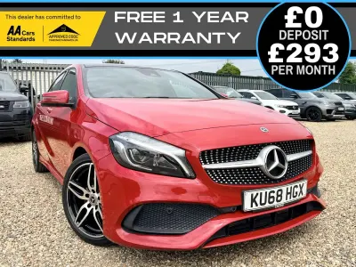 Used Mercedes A200 AMG Line Premium Plus 2018 Red Hatchback