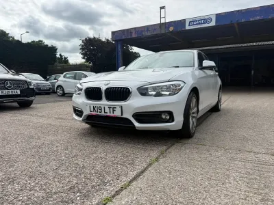 Used BMW 118 Sport Line 2019 White Hatchback