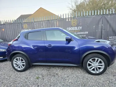 Used Nissan Juke Acenta Premium 115 HP (84 kW) 2014 Blue SUV