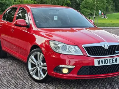 Used Skoda Octavia vRS 200 HP (147 kW) 2010 Red Hatchback