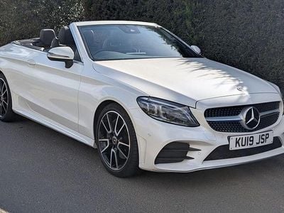 Used Mercedes C300 AMG Line Premium 258 HP (189 kW) 2019 White Cabriolet