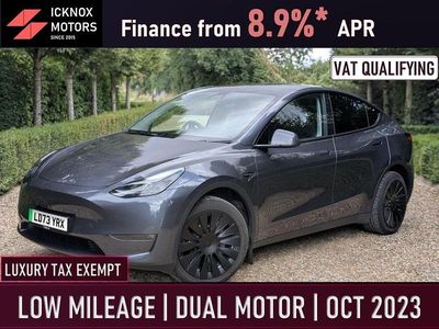 Grey Used 2023 Tesla Model Y Long Range AWD SUV | £30,999 (Expensive)