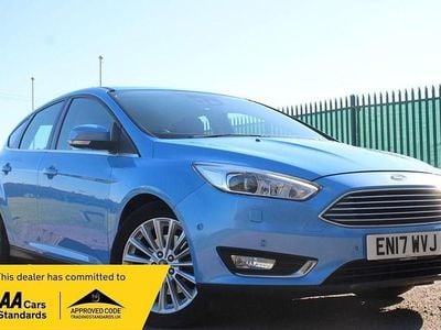 Used Ford Focus Titanium X 182 HP (133 kW) 2017 Blue Hatchback
