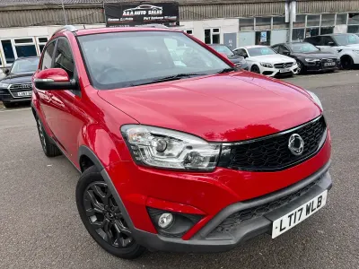 Used SsangYong Korando 178 HP (130 kW) 2017 Red Estate