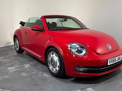 Red Used 2015 VW Beetle Design Cabriolet | £11,000 (Fair price)